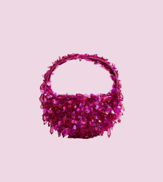 Acler - Crystal Birch Bag Electric Plum